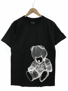 Champion チャンピオン プリント Tシャツ sizeM/ブラック ■◆ ☆ eac9 メンズ