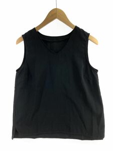 NATURAL BEAUTY BASIC ナチュラルビューティーベーシック ノースリーブ カットソー sizeM/黒 ■◆ ☆ eac9 レディース