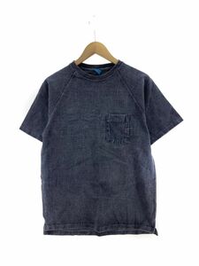 Good On グッドオン クルーネック Tシャツ sizeM/ネイビー ■◆ ☆ eac9 メンズ