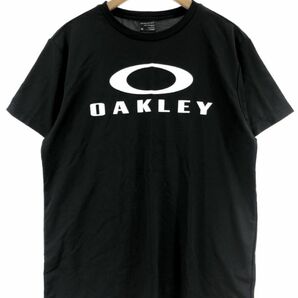 Oakley オークリー ロゴプリント ユニフォーム sizeXL/黒 ■◆ ☆ eac9 メンズの画像1