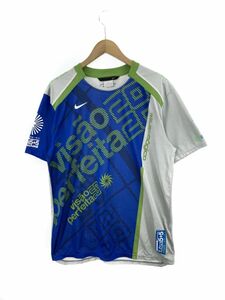 NIKE ナイキ ロゴプリント ユニフォーム sizeXL/グレー×青×緑 ■◆ ☆ eac9 メンズ