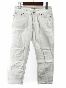 green label relaxing グリーンレーベルリラクシング ユナイテッドアローズ デニムパンツ size40/白 ■■ ☆ eac9 レディース