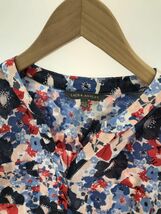 LAURA ASHLEY ローラ アシュレイ 総柄 シャツ size6/ブルー系 ■◇ ☆ eba5 レディース_画像2