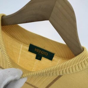 KENZO ケンゾー ニット セーター size3/黄色 ■◇ ☆ eac2 メンズの画像2
