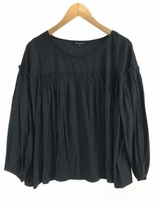 ketty ケティ ブラウス シャツ size2/紺 ■◇ ☆ eba5 レディース