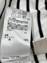 any SiS エニィスィス 袖シャーリング ボーダー カットソー size3/白×黒 ■◇ ☆ eba5 レディース_画像5