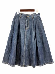 Rope Picnic ロペピクニック ロング デニムスカート size38/紺 ■■ ☆ eba5 レディース