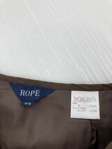 ROPE ロペ ウール100% チェック Aライン 台形 スカート size60-86/ブラウン系 ◇■ ☆ ebb3 レディース_画像5