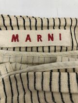 MARNI マルニ シルク混 ストライプ スカート size４２/ベージュ ■■ ☆ dja2 レディース_画像5