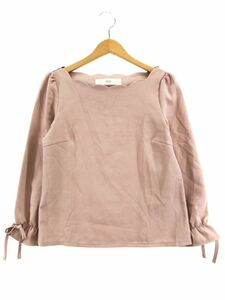 tocco closet トッコクローゼット カットソー sizeM〜L/ピンクベージュ ■◇ ☆ ebb3 レディース