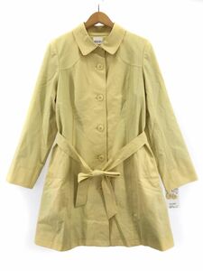 セシオセラ CECI OU CELA タグ付きベルト付き トレンチ コート size40/イエロー ■◇ ☆ ebb3 レディース