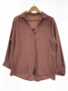 INGNI スキッパー ブラウス シャツ sizeM/ピンク ■◇ ☆ ebb3 レディース