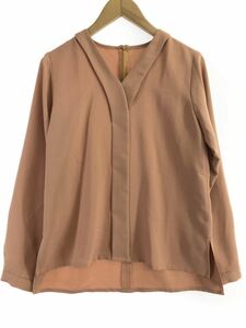 La TOTALITE La Totalite V neck cut and sewn size38/ beige #* * ebb3 lady's 