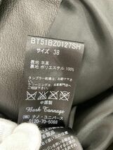 BARK TANNAGE バークタンネイジー ラムレザー ジャケット size38/黒 ◇■ ☆ ebb3 レディース_画像6