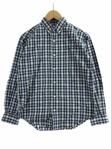 ゆうパケットOK Ralph Lauren ラルフローレン チェック シャツ sizeM/青×緑 ■■ ☆ ebb3 メンズ