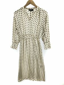 UNTITLED Untitled total pattern A line One-piece size0/ eggshell white series #* * ebb3 lady's 