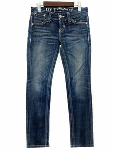 LEVI'S リーバイス デニムパンツ size28/紺 ■■ ☆ ebb3 レディース