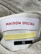 MAISON SPECIAL メゾン スペシャル リネン混 ワイド パンツ sizeM/ライトベージュ ■◇ ☆ ebb3 レディース_画像6