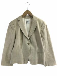 ARMANI COLLEZIONI Armani koretsio-ni tailored jacket size40/ бежевый #* * ebb3 женский 