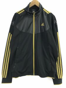 adidas Adidas side line jersey sizeL/ black #* * ebb9 lady's 