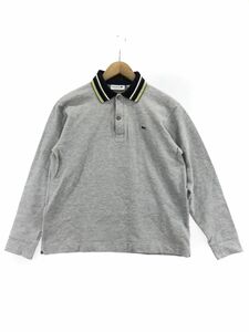 LACOSTE ラコステ 長袖 ポロシャツ sizeFR3/グレー ■■ ☆ ebb9 メンズ