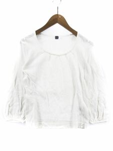 ゆうパケットOK J.PRESS ジェイプレス ニット カットソー sizeM/ホワイト ■◇ ☆ ebb9 レディース