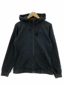 kappa カッパ ジップアップ パーカー sizeM/黒 ■◇ ☆ ebb9 レディース