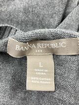 BANANA REPUBLIC バナナリパブリック ボーダー スパンコール ニット セーター sizeL/グレー ■◇ ☆ ebb9 レディース_画像5