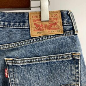 LEVI'S リーバイス 505 デニムパンツ sizeW33/青 ■■ ☆ ebb9 メンズの画像6