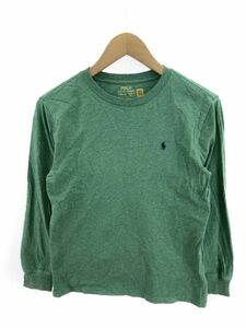 ゆうパケットOK POLO RALPH LAUREN ポロ ラルフローレン ワンポイント カットソー sizeM/緑 ■◇ ☆ ebb9 レディース