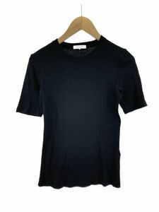 ゆうパケットOK RAG & BONE ラグ＆ボーン リブ カットソー sizeS/P/黒 ■◆ ☆ ebb9 レディース