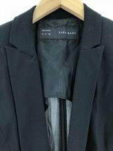 ZARA basic ザラ ベーシック ジレ ベスト sizeL/黒 ■◇ ☆ ebb9 レディース_画像2