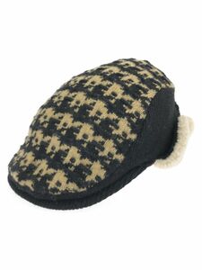 CA4LA Kashira Wool Mixed Baring Cap Cap Black System ◇ ■ ☆ EBB9 Мужчины