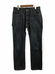 EDWIN エドウィン 402 デニムパンツ size34/黒 ■■ ☆ ebb9 メンズ