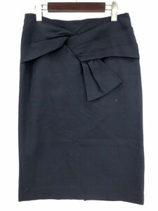 ZARA basic ザラ ベーシック スカート sizeUSA M/紺 ■◇ ☆ ebc6 レディース