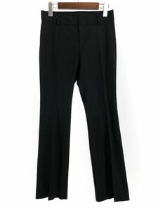 yu. packet OK UNTITLED Untitled wool . pants size1/ black #* * ebc6 lady's 