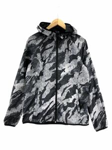 PUMA プーマ 総柄 ジャケット sizeL/白×黒 ■◇ ☆ ebc6 レディース