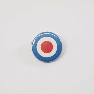 Button badge 25mm MOD Target 缶バッジ ターゲットマーク Vespa Lambretta ベスパ ランブレッタ 50S 100 ET3 GTR RALLY PX200E 160GS