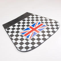 Mud Flap CUPPINI -UK- VESPA Lambretta Cuppini チェッカーUK リアマッドフラップ 50S 100 125ET3 PX200E PX150E PX125FL PX200FL GTR_画像2