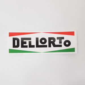 Sticker DELL'ORTO logo 90mm デロルト ロゴステッカー dellorto VESPA ベスパ Lambretta ランブレッタ