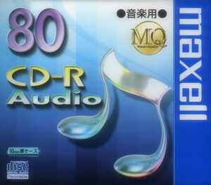 maxell Hitachi mak cell music for CD-R 80 country of origin Japan non printer bru unopened new goods CDRA80MQ.1TP 1 sheets pack 