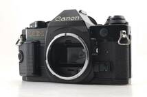 シャッター鳴き無し 動作品 キャノン Canon AE-1 PROGRAM ボディ 黒 ブラック MF 一眼レフ フィルムカメラ 管K5846_画像1