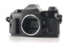 シャッター鳴き無し 動作品 キャノン Canon AE-1 PROGRAM ボディ 黒 ブラック MF 一眼レフ フィルムカメラ 管K6046_画像1