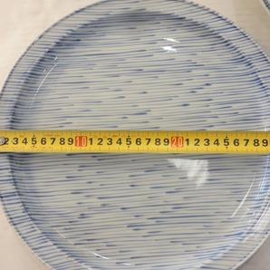 TTOWN★ リサイクル 6枚セット 十草 和風 大皿 直径32.5cm 業務用 居酒屋 小料理 K-5の画像5