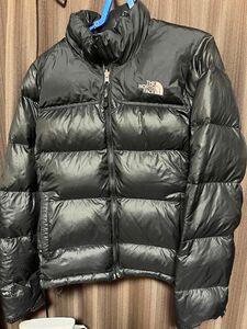 THE NORTH FACE ノースフェイス ブラック ヌプシ ダウンジャケット 700FP 黒