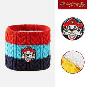 pau Patrol new goods mo Como ko knitted neck warmer Marshall 