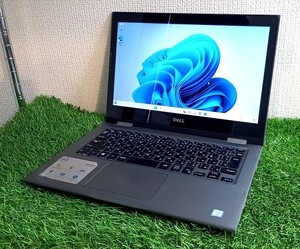 【在庫処分特価☆デル】office付☆カメラ付☆ノート☆8GB/新品SSD256GB/Core i5-7世代/Win11 Home/DELL inspiron13 P69G【3140】