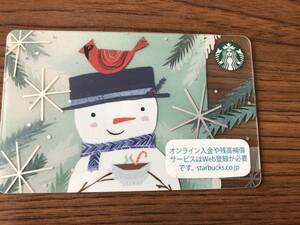 スターバックス　カード　雪だるま