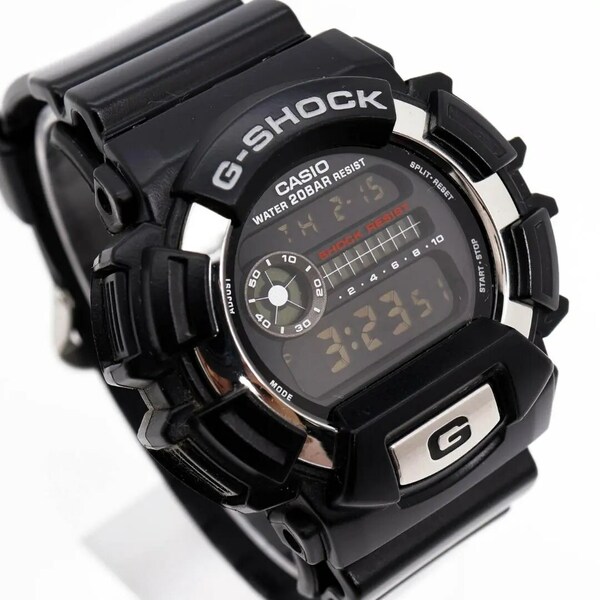 《人気》G-SHOCK 腕時計 ブラック デジタル メンズ バックライト e