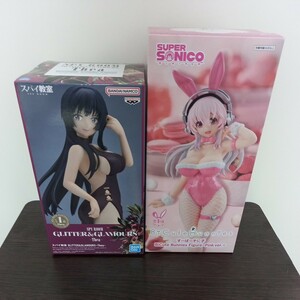  Super Sonico BiCute Bunnies Figure Pink ver. GLITTER&GLAMOURS Spy ..Thea